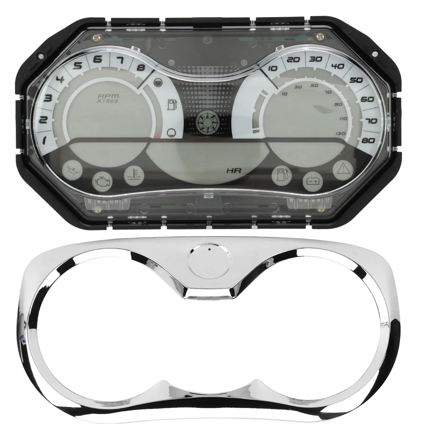 

Motorboat LCD Speedometer Gauge Cluster 278002328 Motorboats Instrument Gauge Replacement For Sea‑Doo GTX RXP RXT Wake