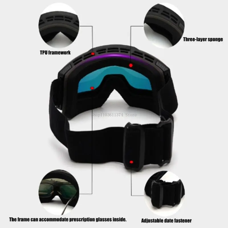 

Fog Proof Snow Goggle Claritys Suitable for Ski Slope Extreme Conditions