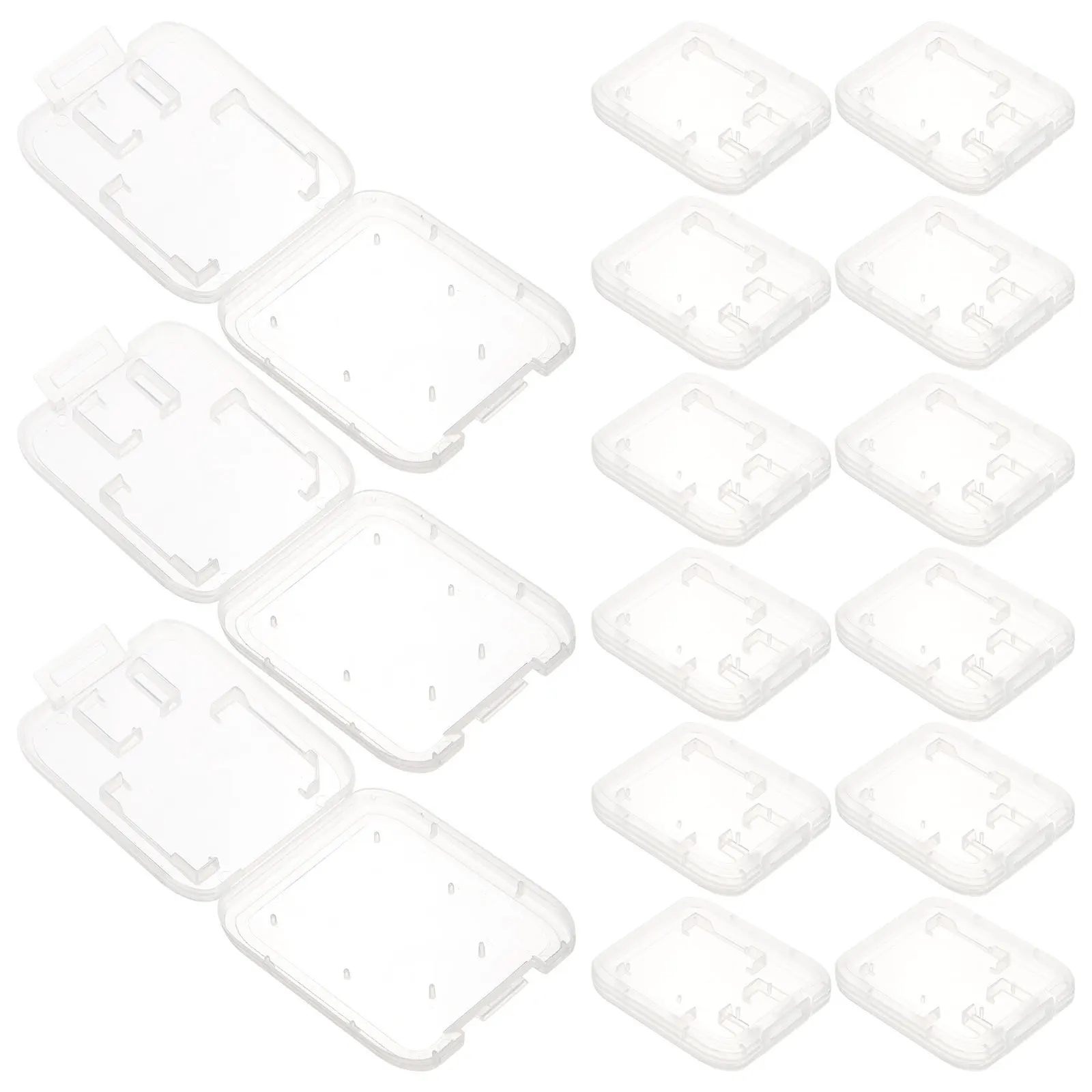 

24Pcs Memory Card Holder Case Card Storage Organizer Small Portable Case for Cards Scratch Prevention and Loss