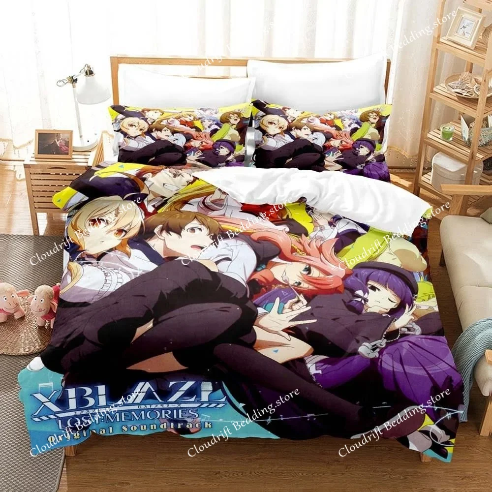 

3d Print Game XBlaze Lost Memories Bedding Set Single Twin Full Queen King Size Bed Set Teenager Bedroom Sheet Set Home Textile