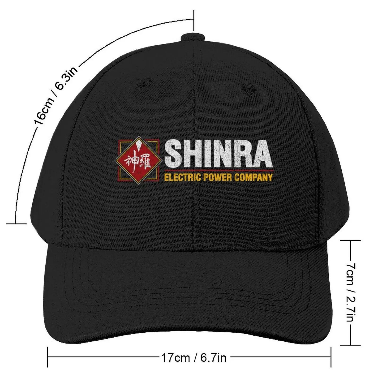 Shinra Electric Power Company Baseball Cap Hood fishing hat Sports Cap Women's Beach Visor Men's