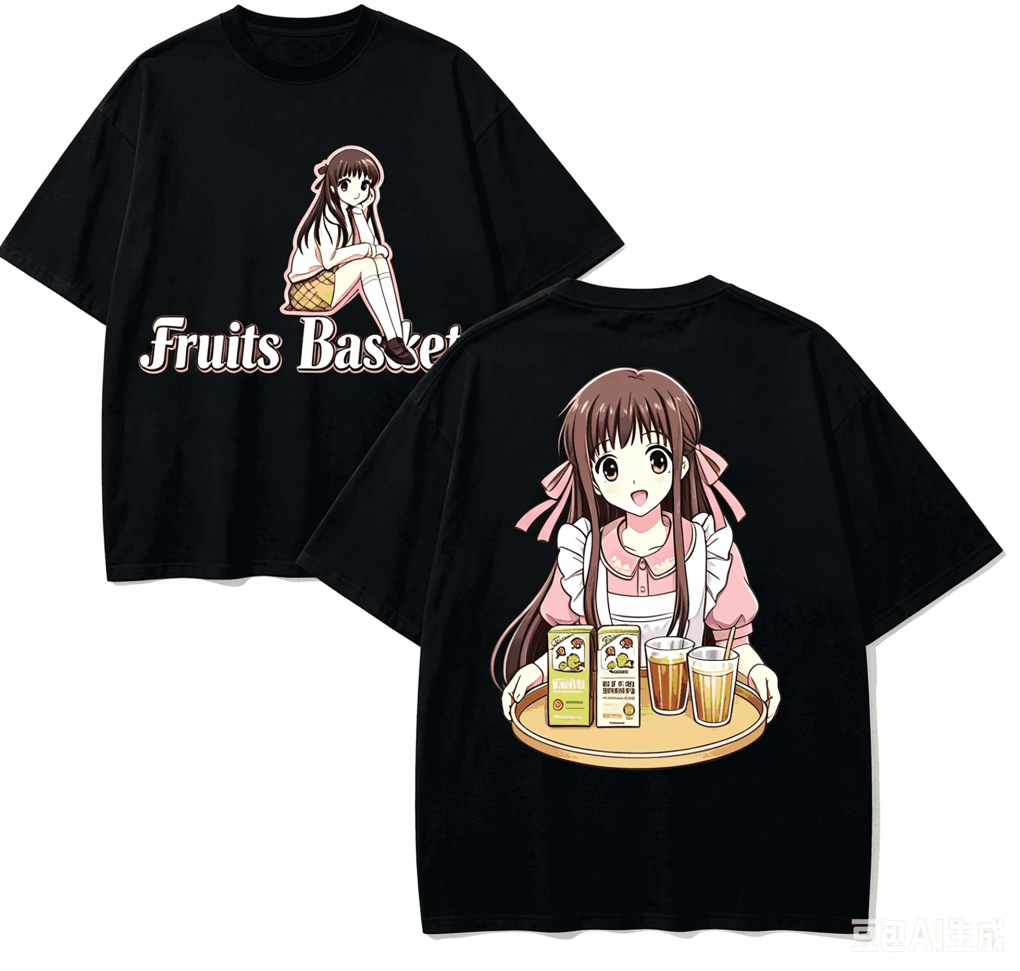 Fruits Basket Anime Lover T-shirt Harajuku Cotton New Model High Street Retro Fashion Unisex Oversized high quality hot product