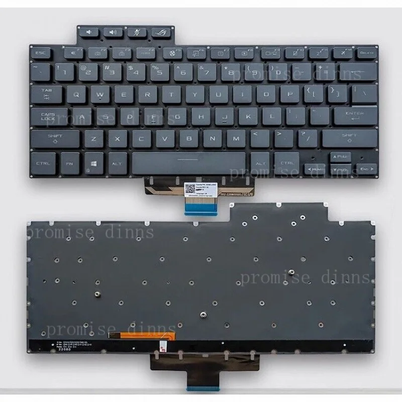 M   US Keyboard for ASUS ROG G15 GA503QC GA503QM GA503QR GA503Q GA503 RGB Backlit