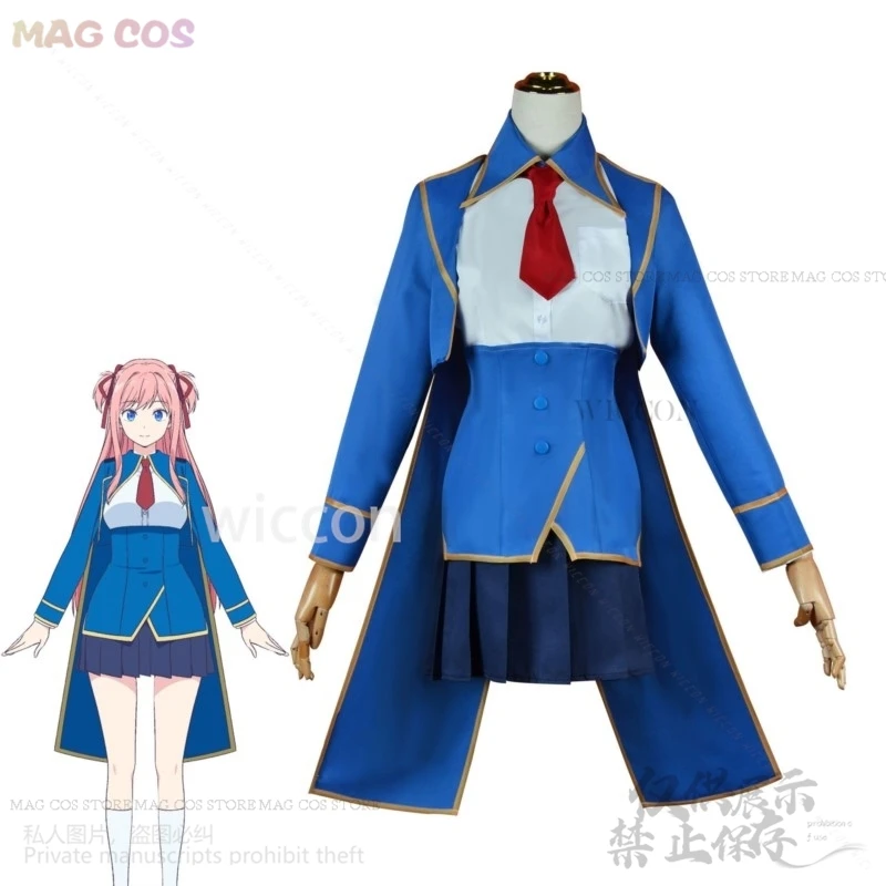 Anime Vermeil In Gold Cosplay Lilia Costume Jk School Uniform Dress Lolita Pink Wigs For Halloween Christmas Woman Customized