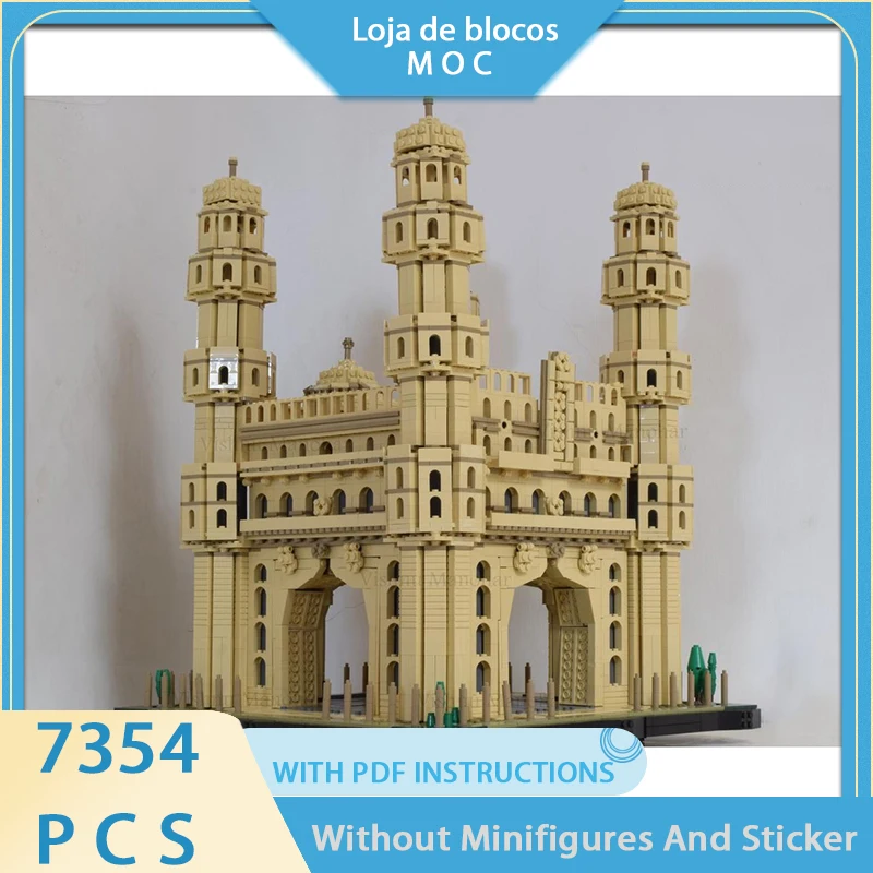 New MOC Building Blocks Medieval Architecture Model Chalminal Monument Modular Design Puzzle Toy DIY Assembly