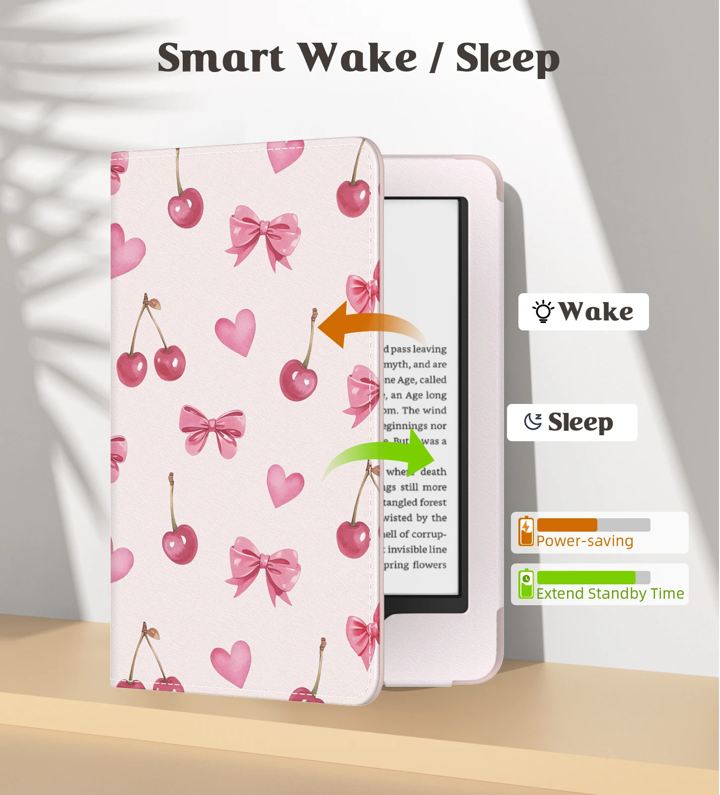 Etui na Kindle 11. generacji 2024, 6-calowe, ultralekkie, z powłoką PU, do Kindle (10/8 generacji, 2019/2016) z funkcją automatycznego budzenia/uciszania ekranu. — zdjęcie produktu 5
