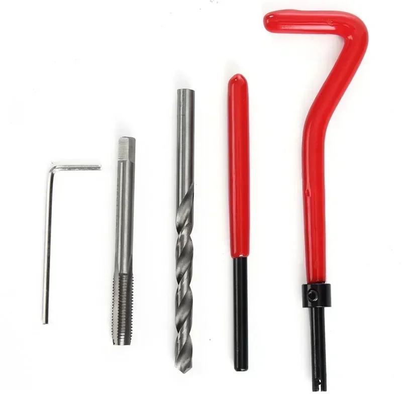 15 Pcs Car Helicoil M12*1.75mm Stainless Steel Helicoil Pro Coil Drill Tool Car Thread Repair Kit