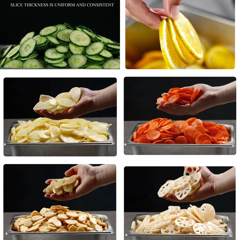 다기능 채소 절단기 주방 구내식당 식당 채소 슬라이싱 채썰기 다지기 가공기