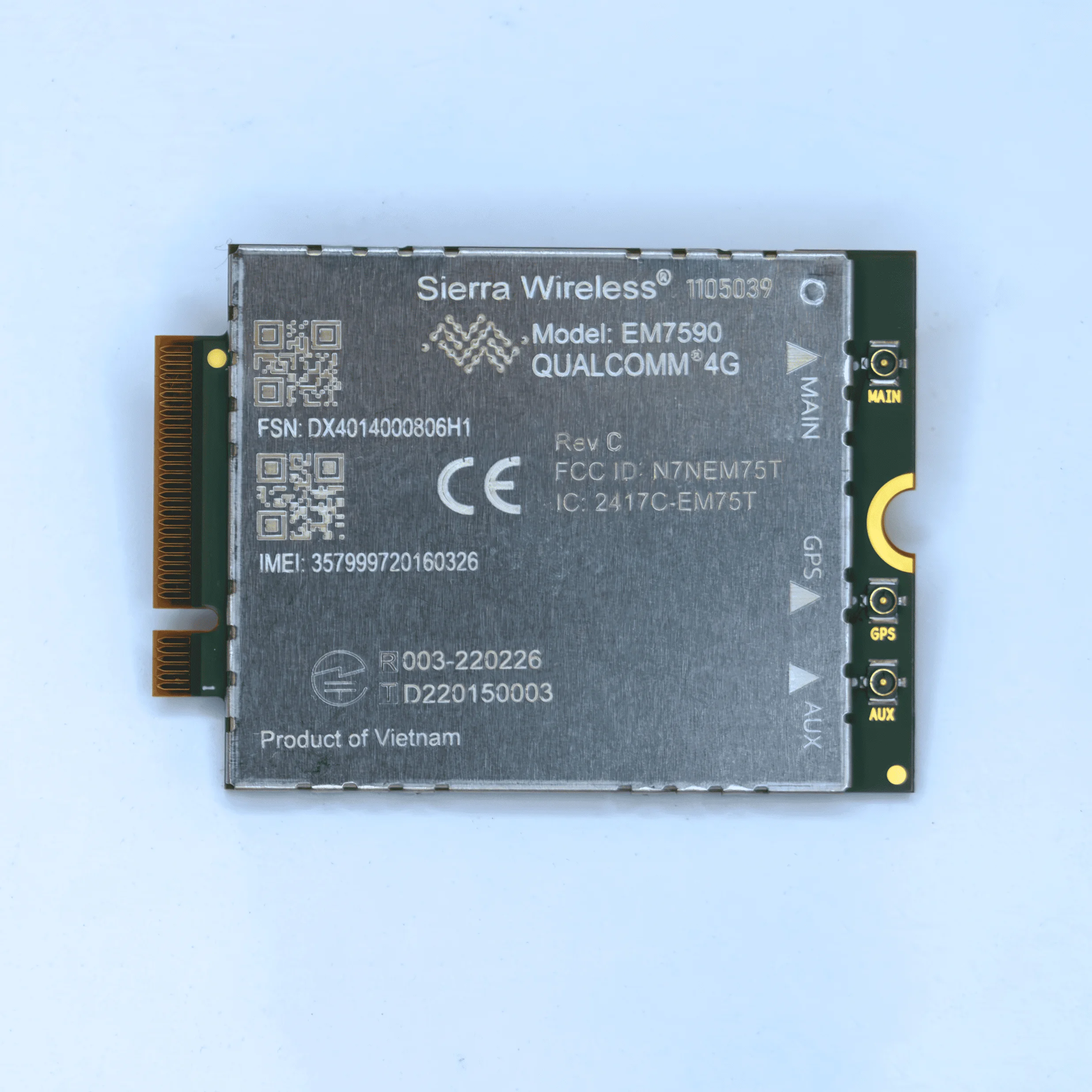 LTE-Advanced High-speed Module Original 4G LTE Module CAT13 EM7590 M2M Module Supports 27 Worldwide LTE Bands