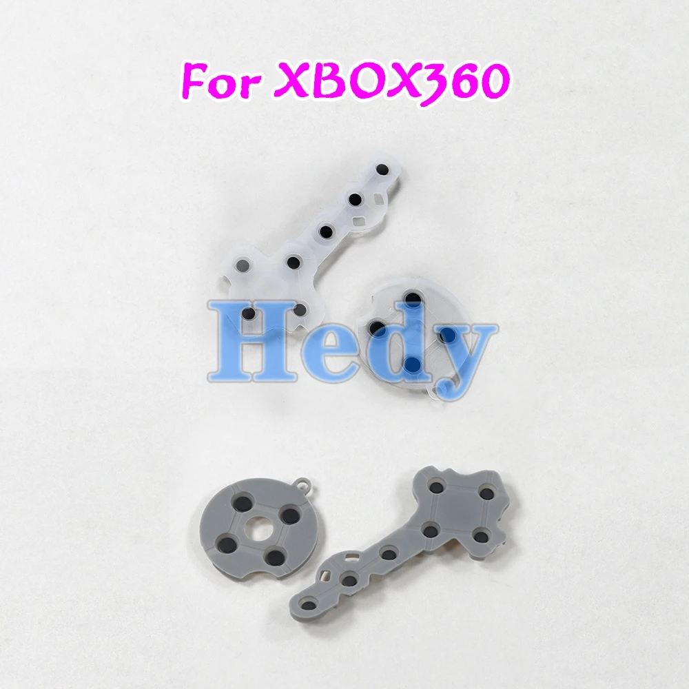 Xbox360 Xbox 360 무선 컨트롤러 접촉 버튼 D-패드 수리용 전도성 고무 실리콘 패드 2세트