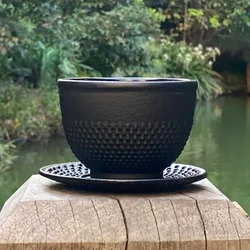 150ml Cast Iron Teacups Japanese Tea Cups Set with Tray Cast Iron Teapot Drinkware Tools Tea Accessorries