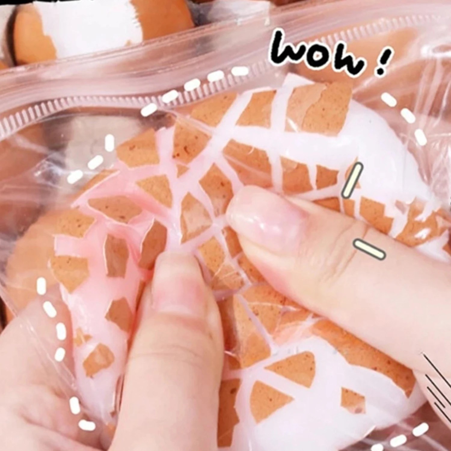 Egg Stress Ball Squeeze Toy Squishy Toy Eggshell Crush Toy Anti Stress Balls Anxiety Relief Gizmo Toys Sensory Toys