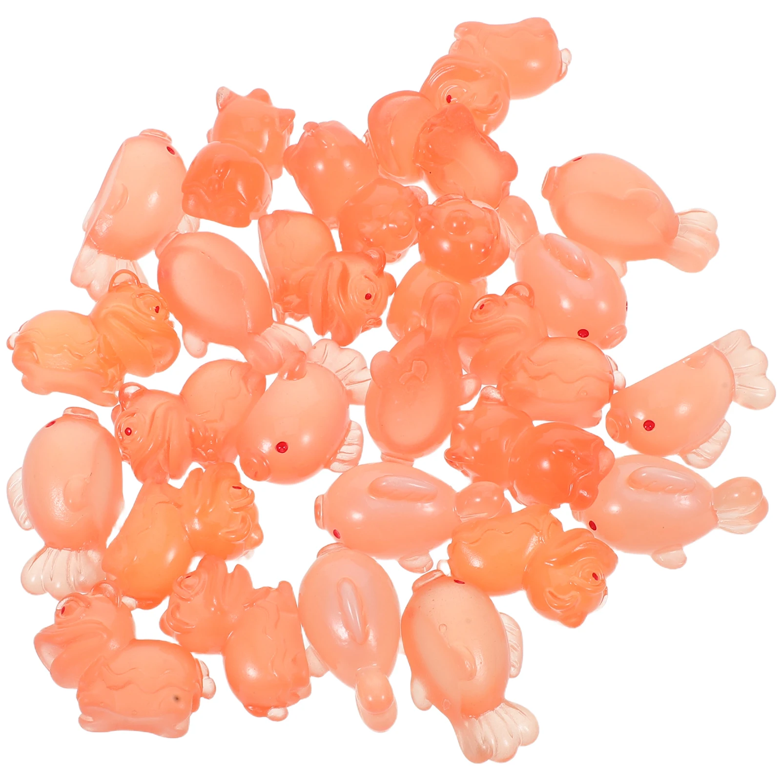 

40pcs Glow In The Dark Mini Statues Luminous Resin Animal s Small Miniature Decor For house Fairy Garden