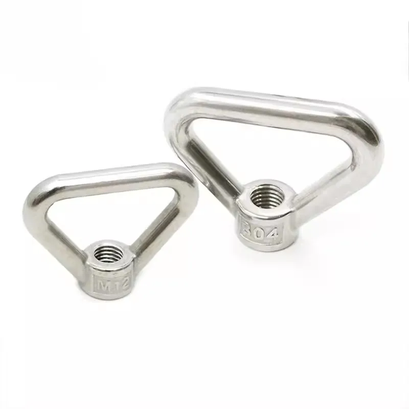 304 / 316 Stainless Steel Triangle Lifting Eyenuts M8 M10 M12 M14 M16 M20 M24 Triangle Ring Nut