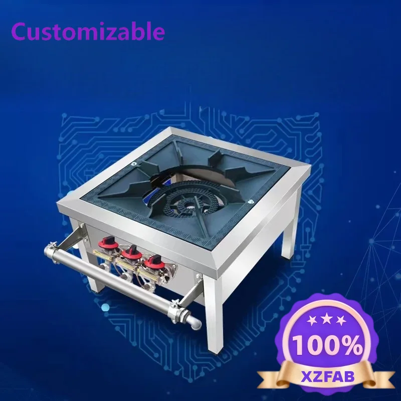 Factory Direct 2026 Korean energy-saving commercial low fire gas stainless steel braised meat short foot stove hanging