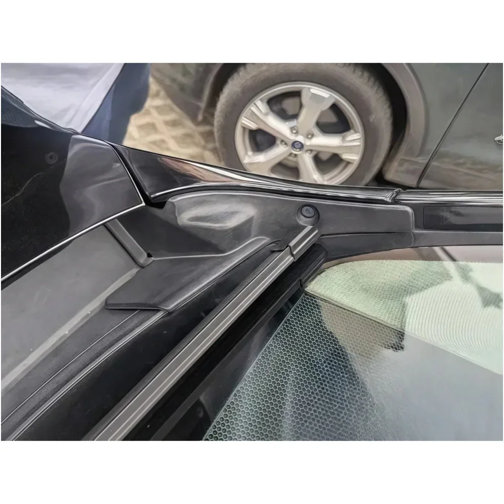 Car Front Windshield Wiper Guide Plate Extension Trim Cowl Cover Side Rain Drain Panel For Subaru Legacy Outback 2015-2019