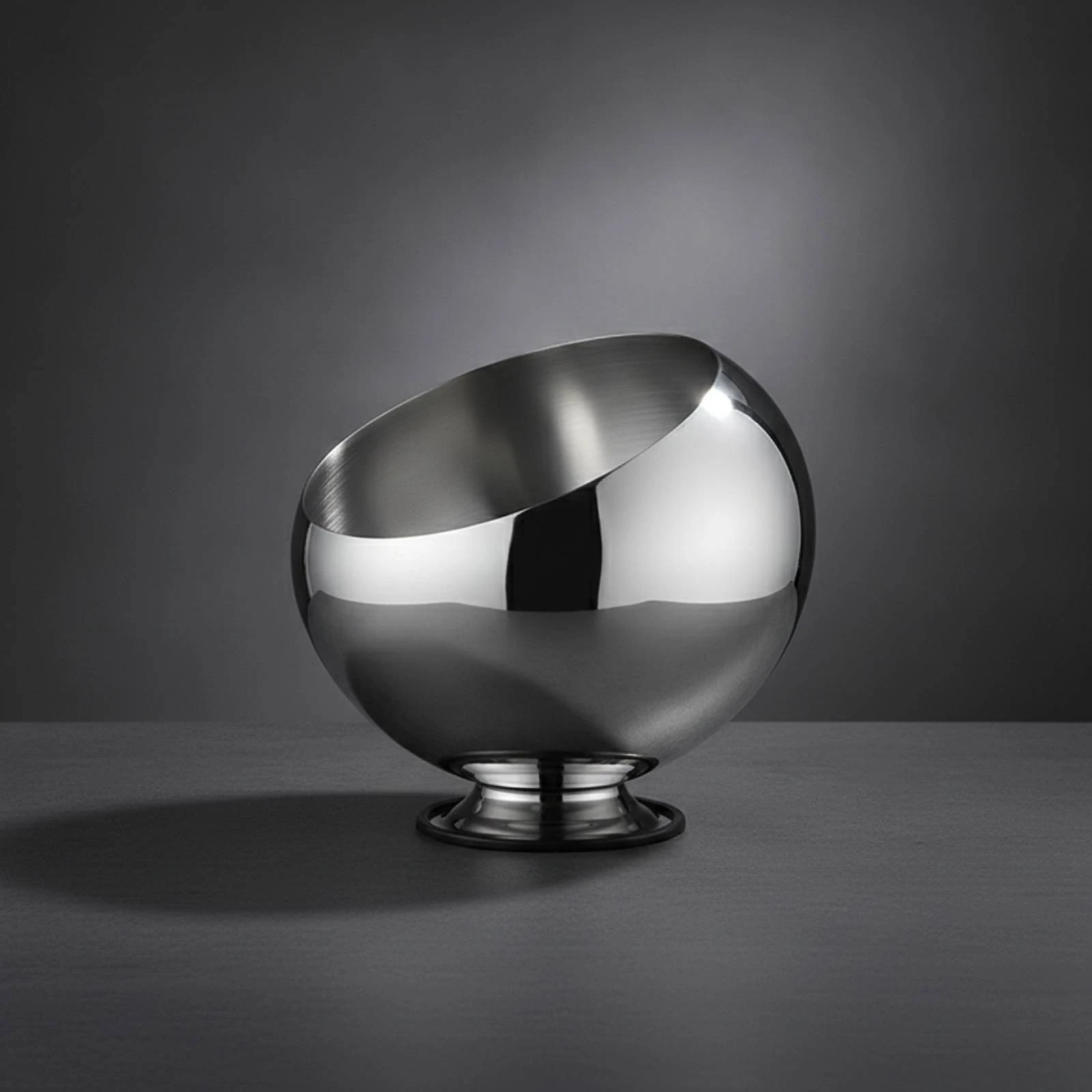 Seasoning Bowl with Slanted Mouth Stainless Steel Tableware for Restaurants, Hot Pot, Buffet