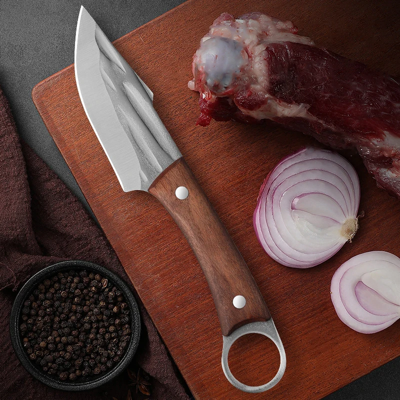 Mongolian Hand Handle Meat Knife, Hand Chop Meat Knife, Meat Cutting Knife, Special Knife For Eating Lamb Chops