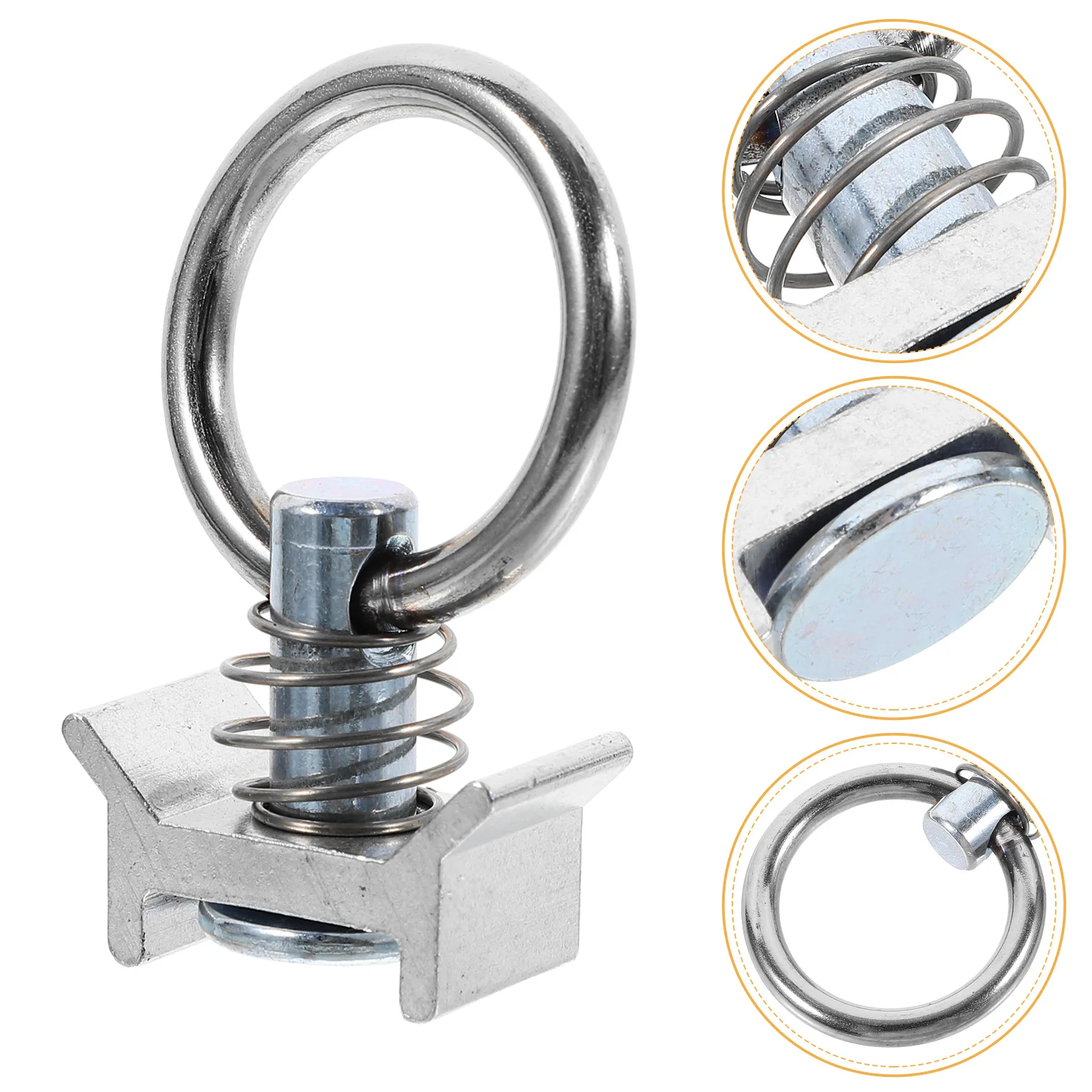 10Pcs Tie-Down Anchor Versatile Round Ring Easy Installation Removal Tool Tie Down Single Fitting