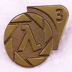 Game Logo Badge Half-Life Enamel Pin Brooch Jewelry Backpack Decorate