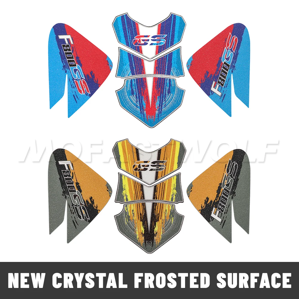 

Мотоциклетные противоскользящие наклейки на бак из ПВХ, защитные наклейки на топливный бак, боковые наклейки на колено, подходят для BMW F800 GS F800 GS