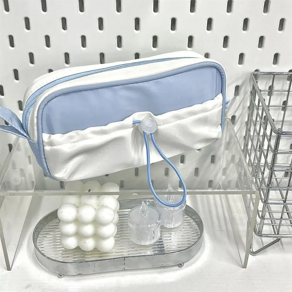 Large-capacity Music Cat Pencil Case Multifunctional Capybala Cartoon Cat Pen Bag Drawstring Animal Zipper Pencil Bag