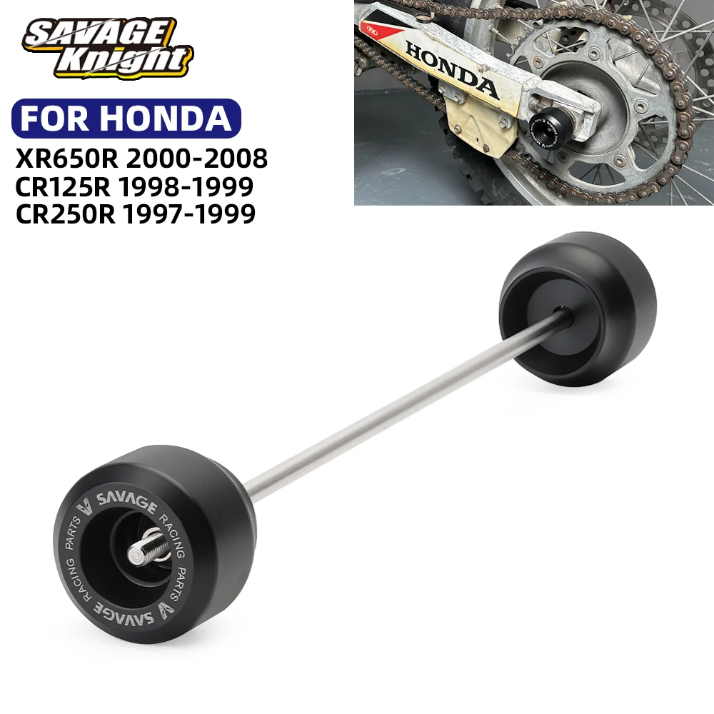 

For HONDA CR125R CR250R XR650R Motorcycle Wheel Fork Slider Rear Wheel Axle Fork Crash Slider Wheel Hub Protector XR Accessory