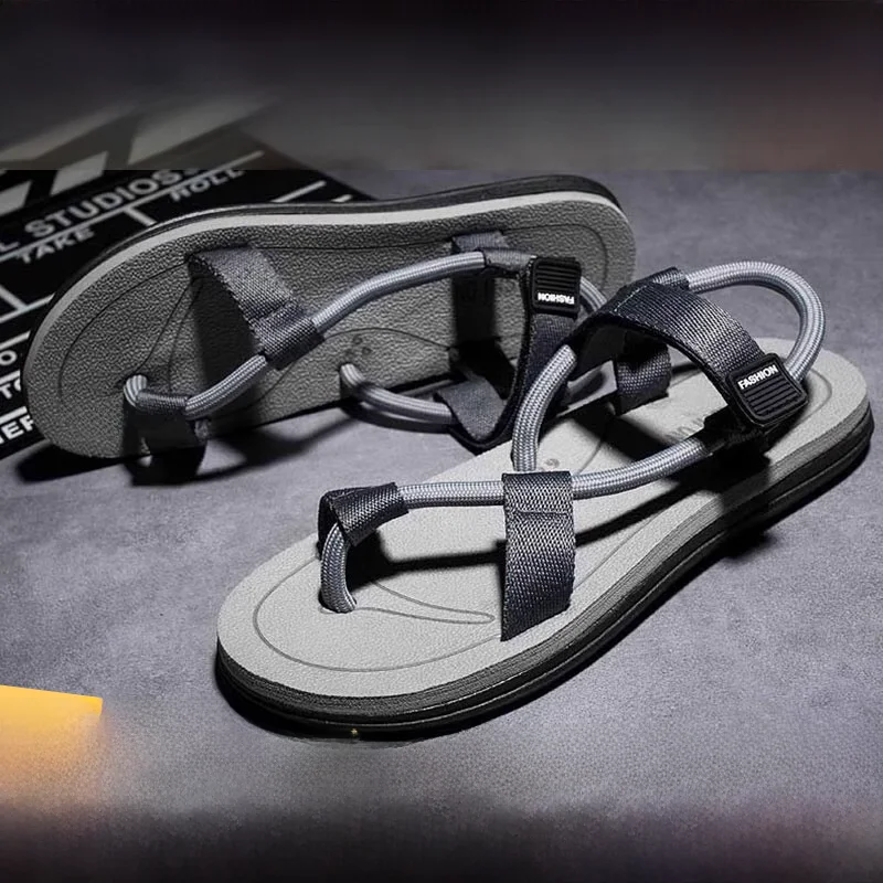 Summer 2023 Men's Soft Bottom Anti-Slip Outdoor Sandals Beach Style Couple Slippers Trendy Flip Flops JIFANPAUL Brand