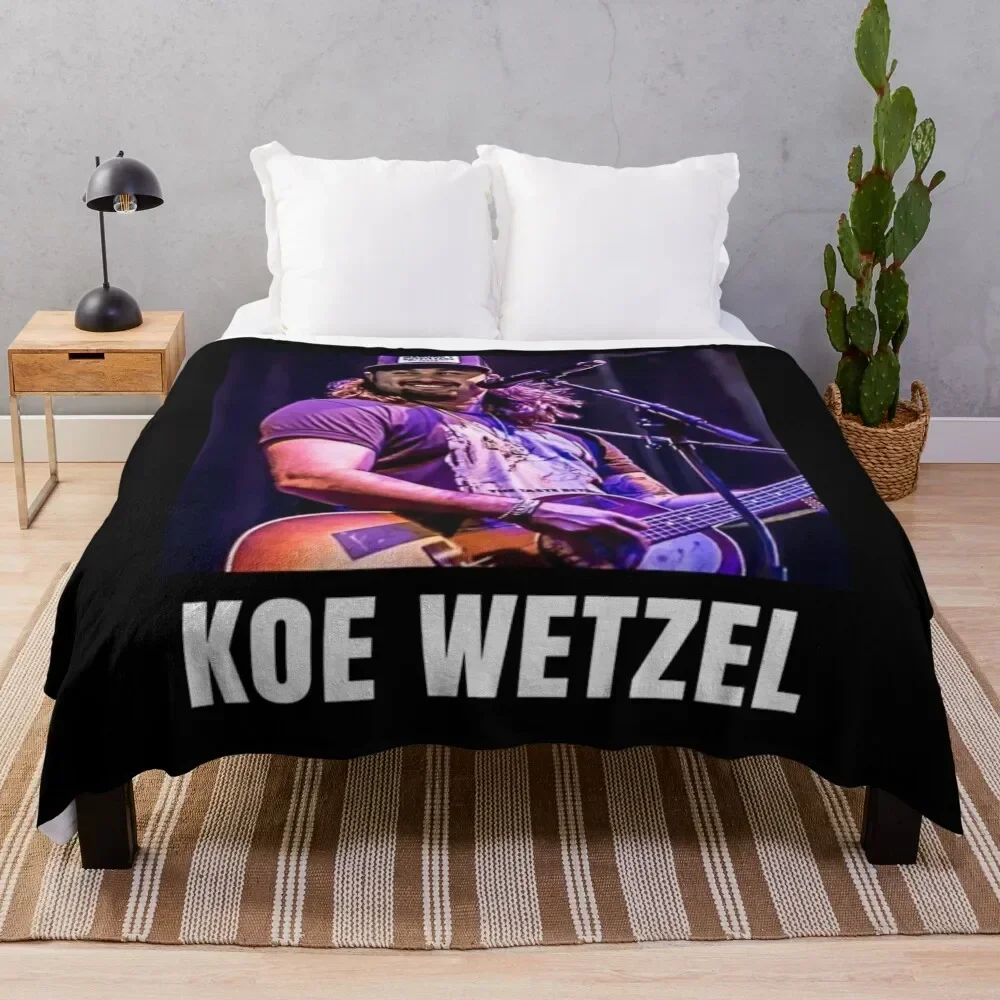 

Koe Wetzel Throw Blanket Bed blankets ands Luxury Brand Blankets Soft Plush Plaid Hair Blankets