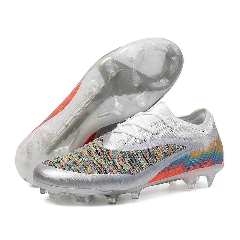 

High Quality Mens Football Boots Boys FG/TF Training Studded Fast Soccer Cleats Pro Non Slip Football Shoes for Man 35-45
