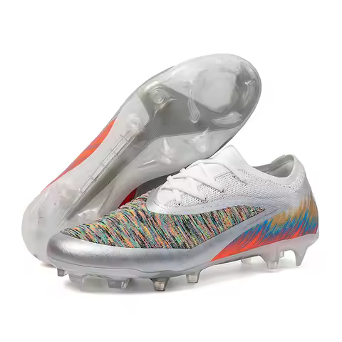 High Quality Mens Football Boots Boys FG/TF Training Studded Fast Soccer Cleats Pro Non Slip Football Shoes for Man 35-45