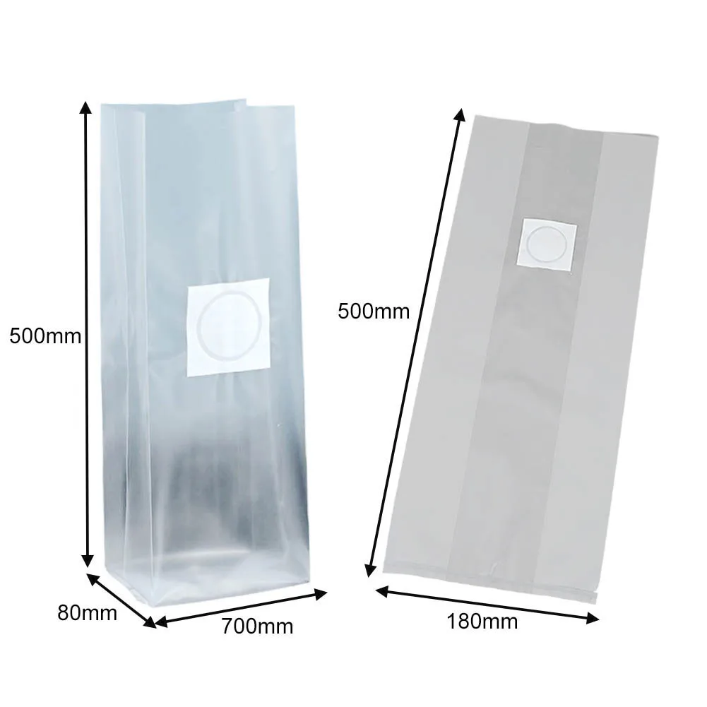 10 Pack Mushroom Grow Bags PP Foldable for Mycelial Colonization Moisture Retention Temperature Resistant Design