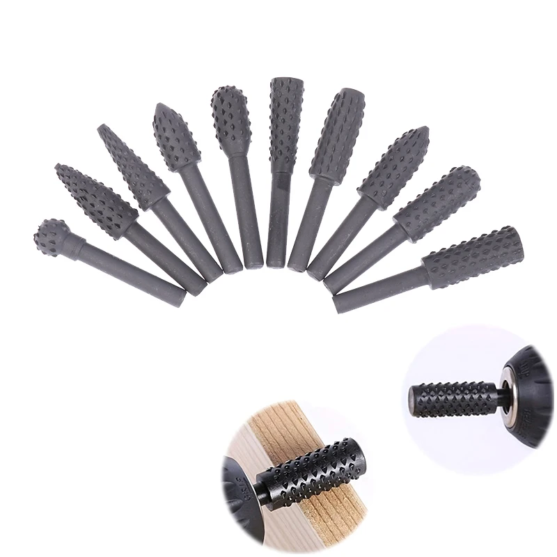 Outils de tête de meulage électrique bricolage, calcul d'argent, anciers de dent de loup de travail, lime à distance, ensemble d'accessoires d'outils de meulage, 5 pièces, 10 pièces