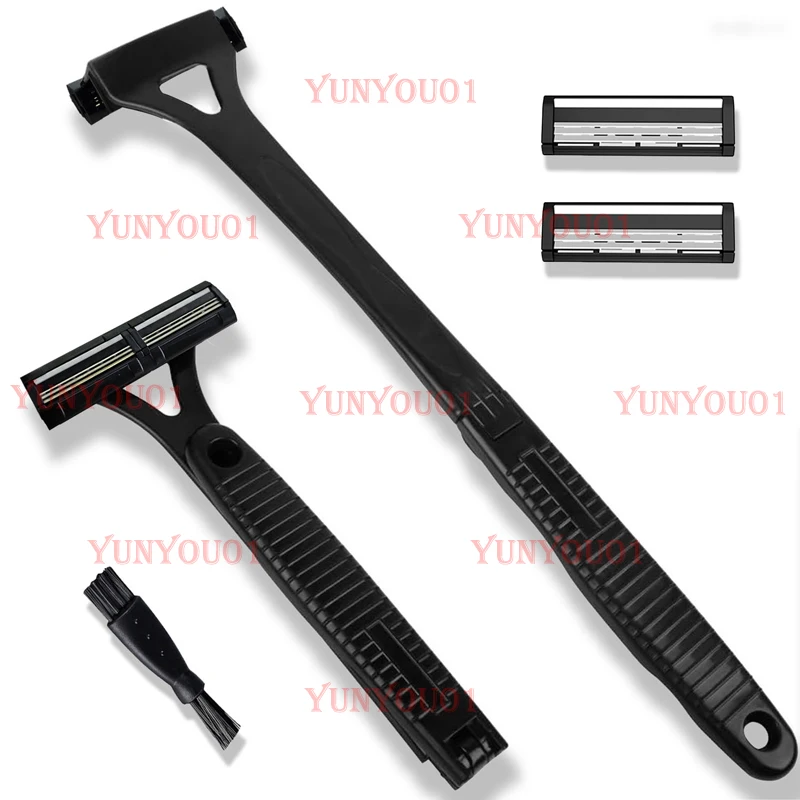 

Three-layer Knife Head Folding Back Razor Back Razor Men's and Women's Whole Body Painless Shaving Knife