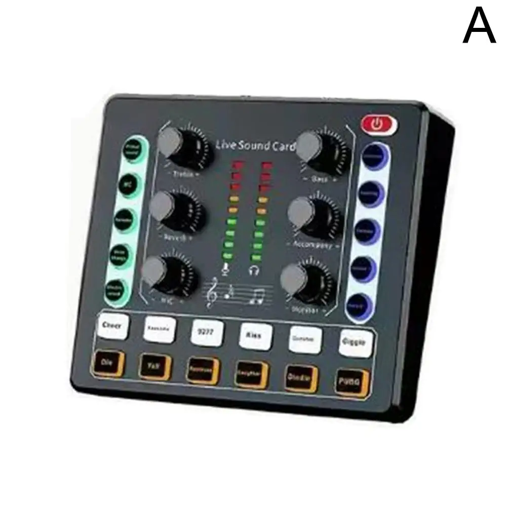 Kartu Suara Penyetelan Streaming Langsung Penyetelan Suara Variabel Streaming Papan Langsung Peralatan Audio Hiburan Multifungsi B9S8