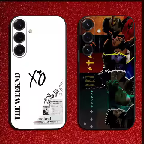 Singer The W-Weeknd XO Phone Case For Samsung S25,S24,S21,S22,S23,S30,Ultra,S20,Plus,Fe,Lite,Note,10,9,5G Black Cover