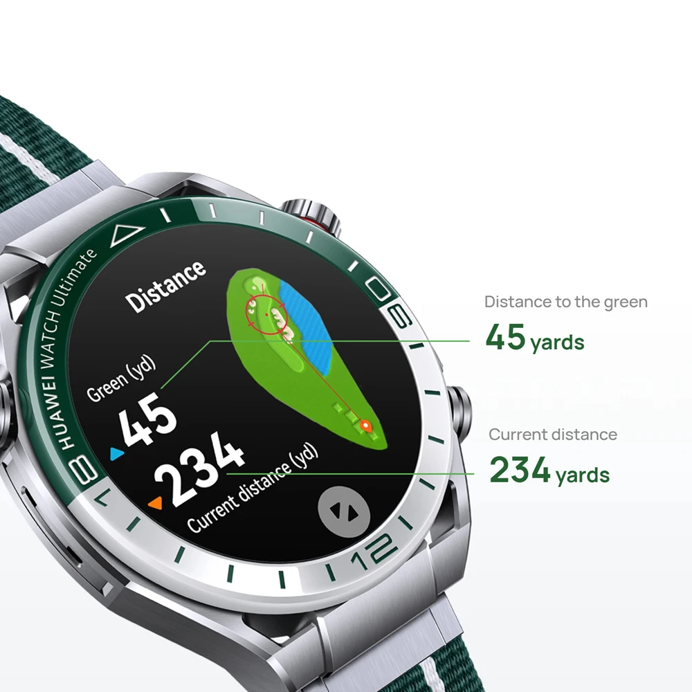 ساعة هواوي ألتيميت، ساعات ذكية للرجال، معدن سائل يعتمد على الزركونيوم، تحليل تخطيط القلب، iOS وAndroid، حتى 14 يومًا، الإصدار العالمي