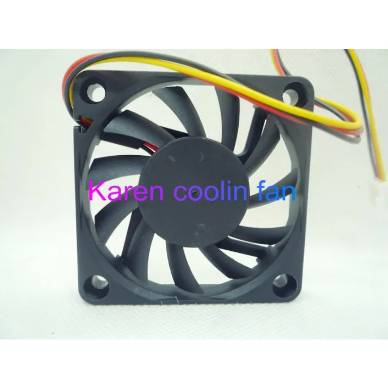 Everflow R126010BU Server Cooling Fan DC 12V 0.35A 60x60x10mm 3-wire