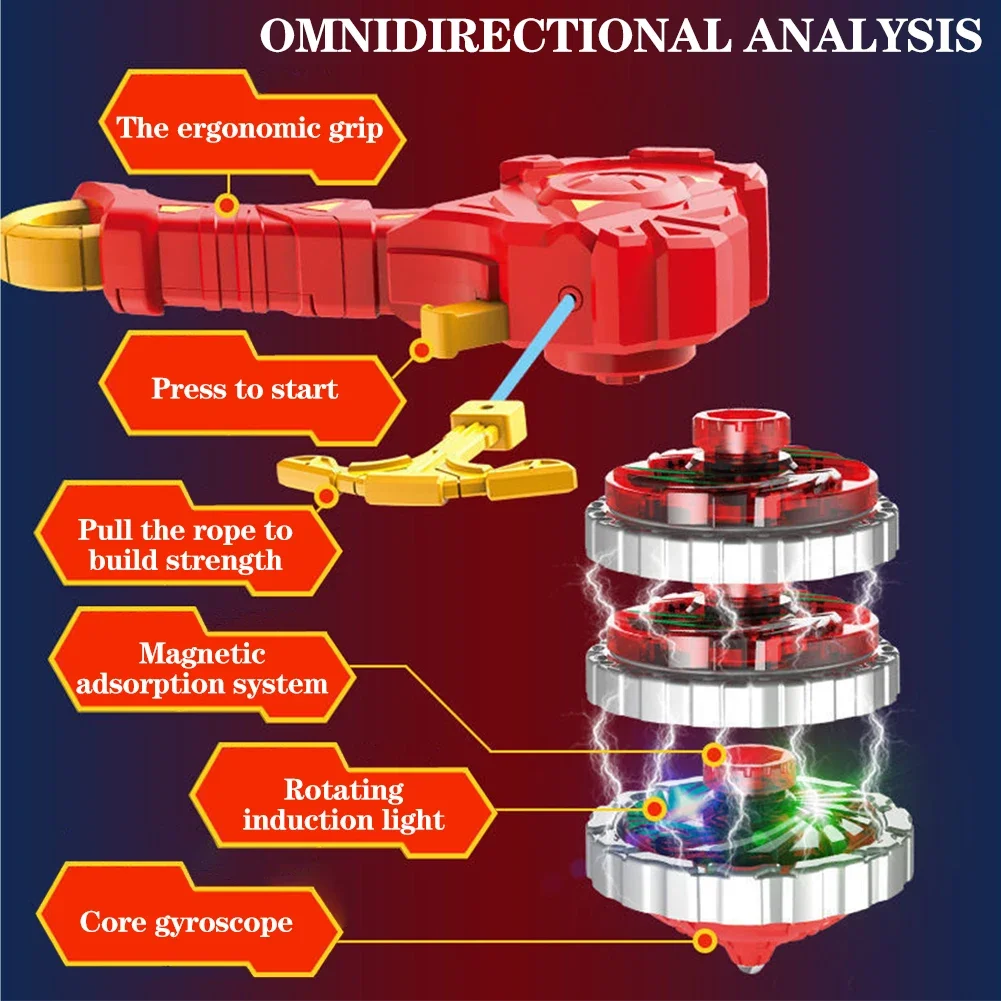 Blade Gyroscope Toys for Child Fusion Beyblade Burst Evolution 4D Demolition Beyblade Launcher Battle Beyblade Competitive Toys