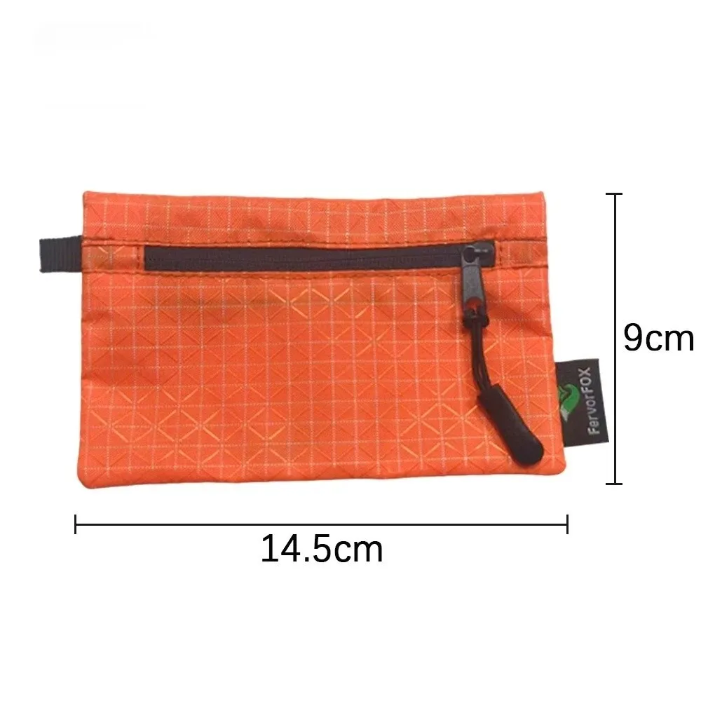 Lightweight Outdoor Storage Bag Waterproof With Rope Outdoor Organizer Zipper ‌Wear Resistant Key Card Wallet Travel Bag