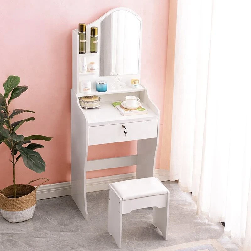 

Cross-border source: Amazon dresser, makeup table, makeup mirror, storage, drawer, stool, minimalist bedroom, factory, wholesale