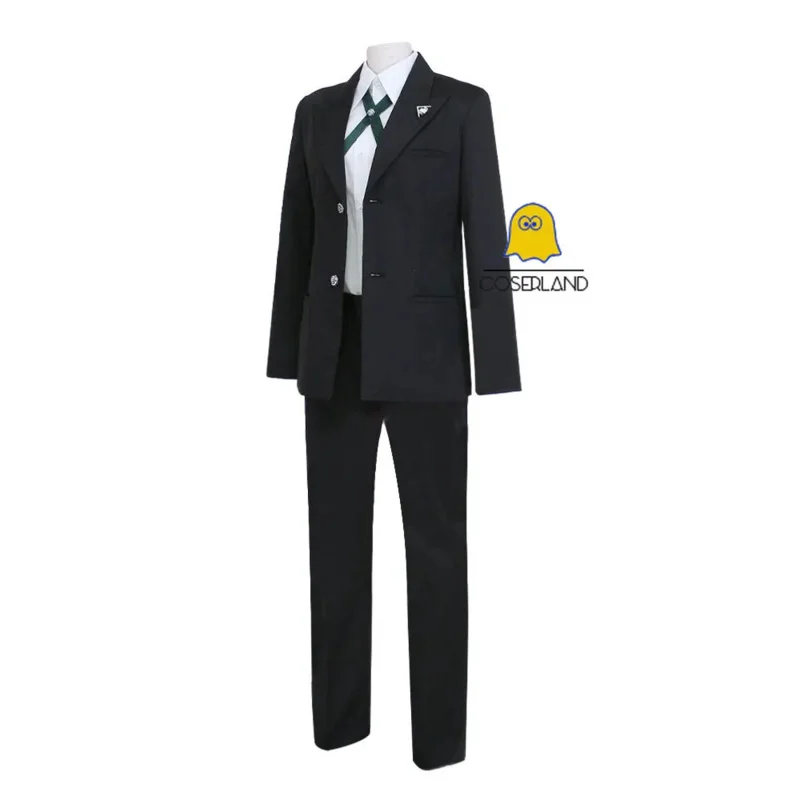 Danganronpa Byakuya Togami Cosplay Costume Party black suit jacket Dangan Ronpa men uniform shirt pants Halloween outfit Women