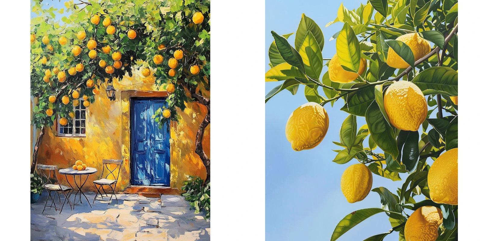 

500/1000/1200/2000PCS Jigsaw Puzzles Lemon Tree Still Life Family Activity Games for Gameroom Bedroom Home Decor Gift