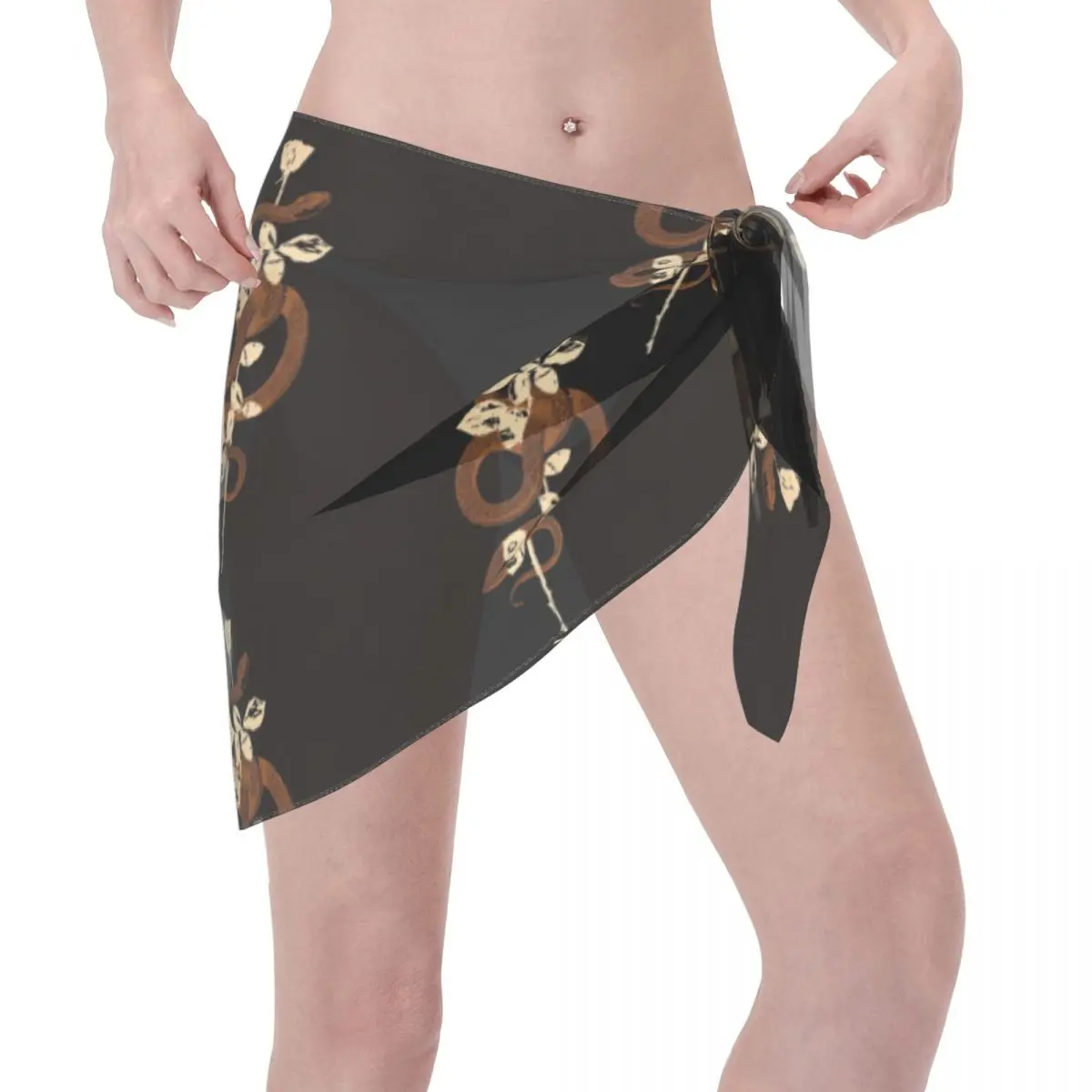 Personalizado para roupa de banho depeches modo legal feminino curto sarongs praia envoltório feminino praia bikini envoltório música sarongs maiô cover-ups