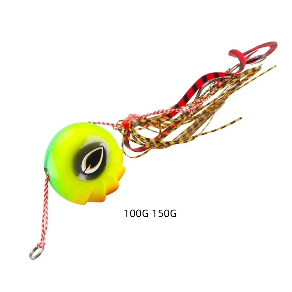 Jig Head marino slider con falda Rubbler para sargos en el mar - imagen 5