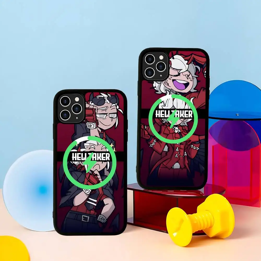 

H-Helltaker Adventure Puzzle Game For Magesafe Magnetic Wireless Phone Case For IPhone 17 Pro Max Air 13 12 Mini 16 15 14 11