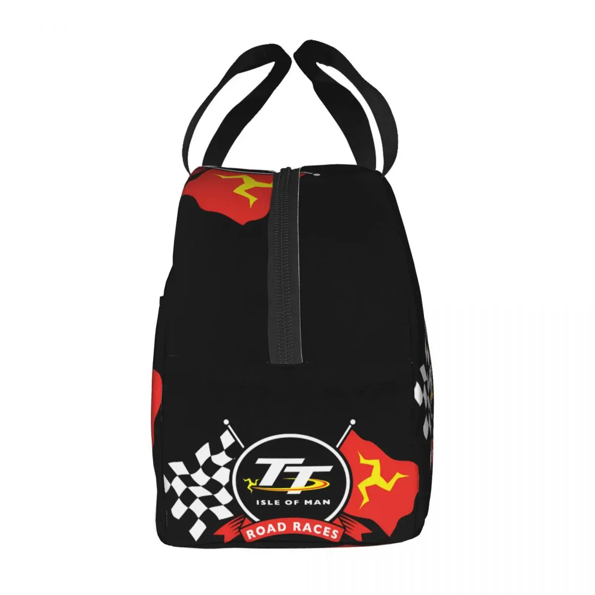 Bolsa de almuerzo TT Races Unisex, fiambrera portátil con aislamiento, Bento Box para alimentos