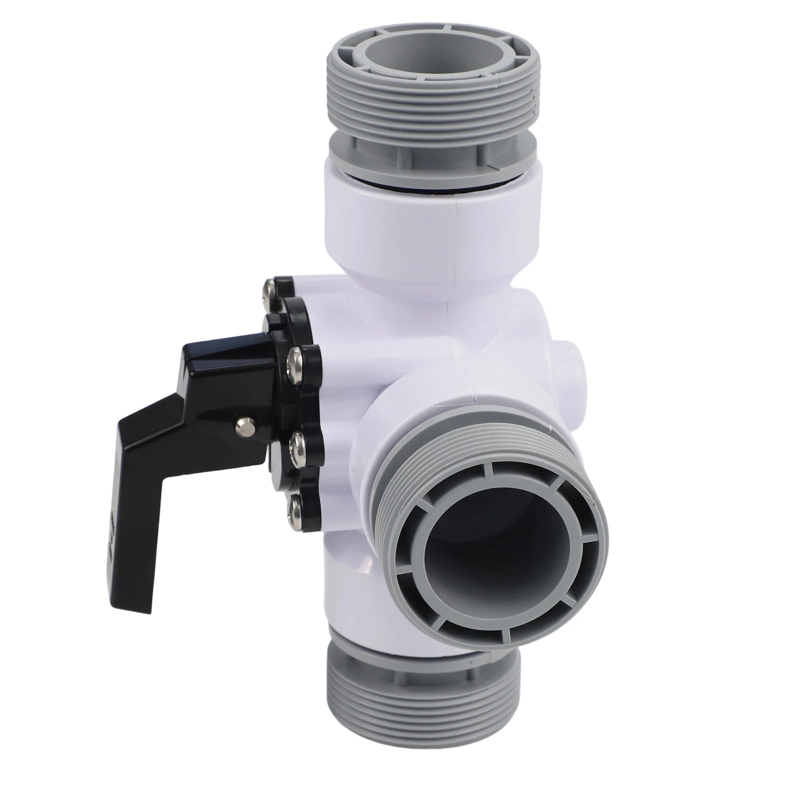 About 1.5 Inch 3-Way Shutter Valve Compatible With Pool Equipment Easy Installation Efficient Water Management