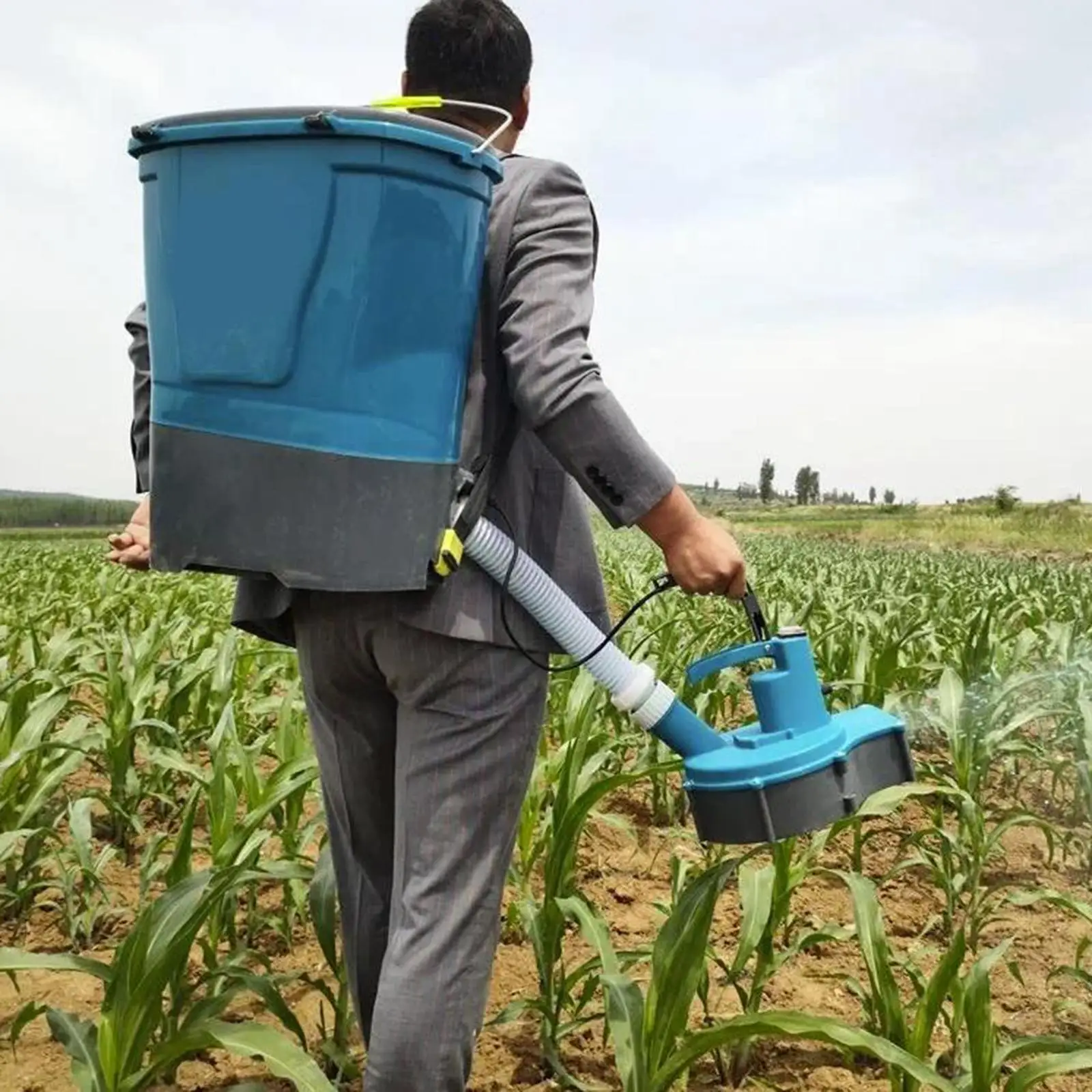 

Электрическая насадка-распределитель для удобрений с ручкой, многофункциональная, для парков и прудов на открытом воздухе