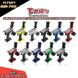 T-WORKS FLYSKY NB4 Radio Skin Sticker Mirror Chrome Grind arenaceous 3D Colors Carbon Sticker Gift NB4 PRO screen protector